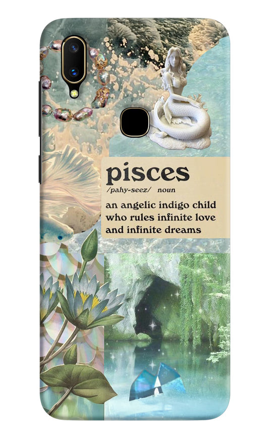 Pisces Zodiac Vivo V11 Hard Case Back Cover by Casekaro