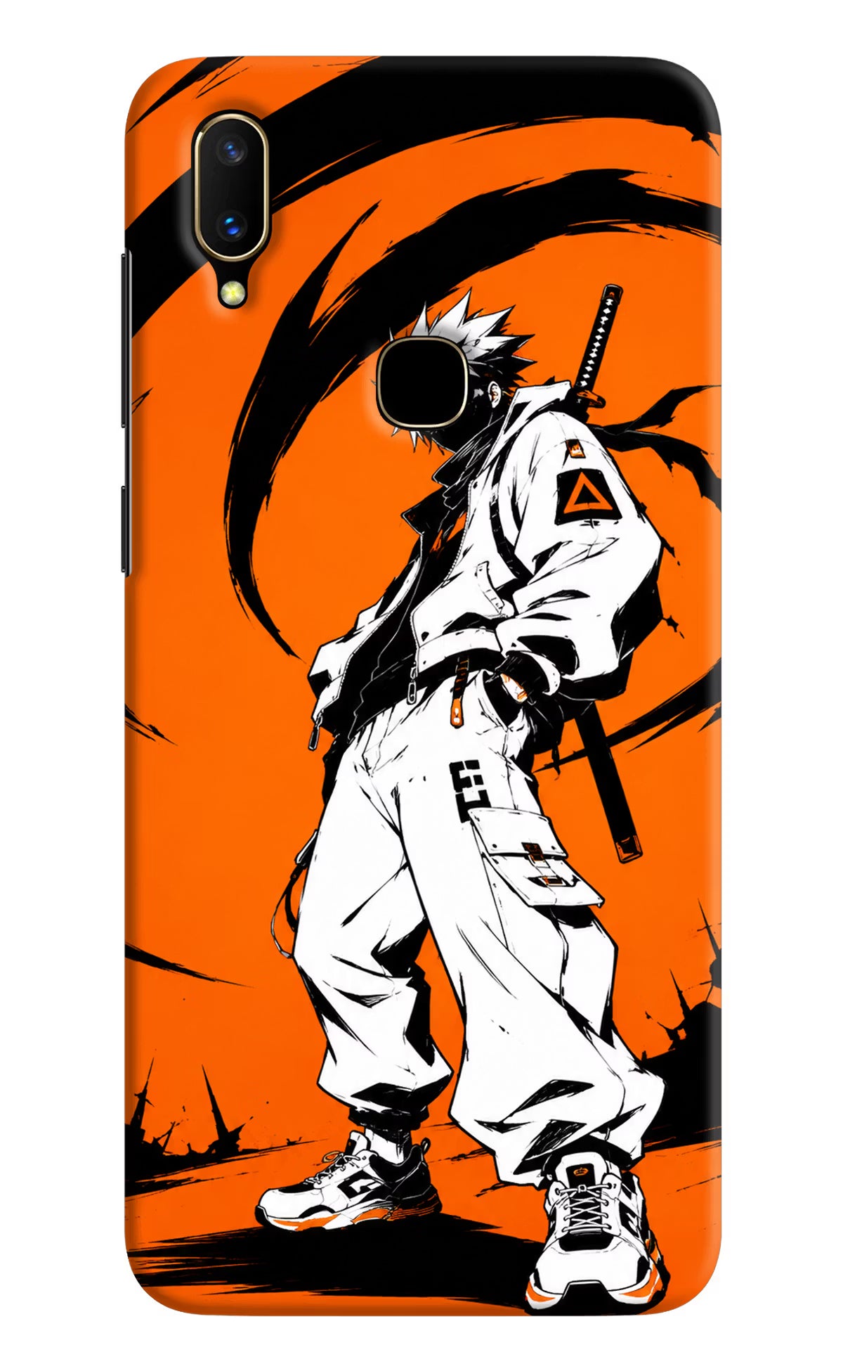 Street Samurai  Vivo V11 Hard Case Back Cover by Casekaro