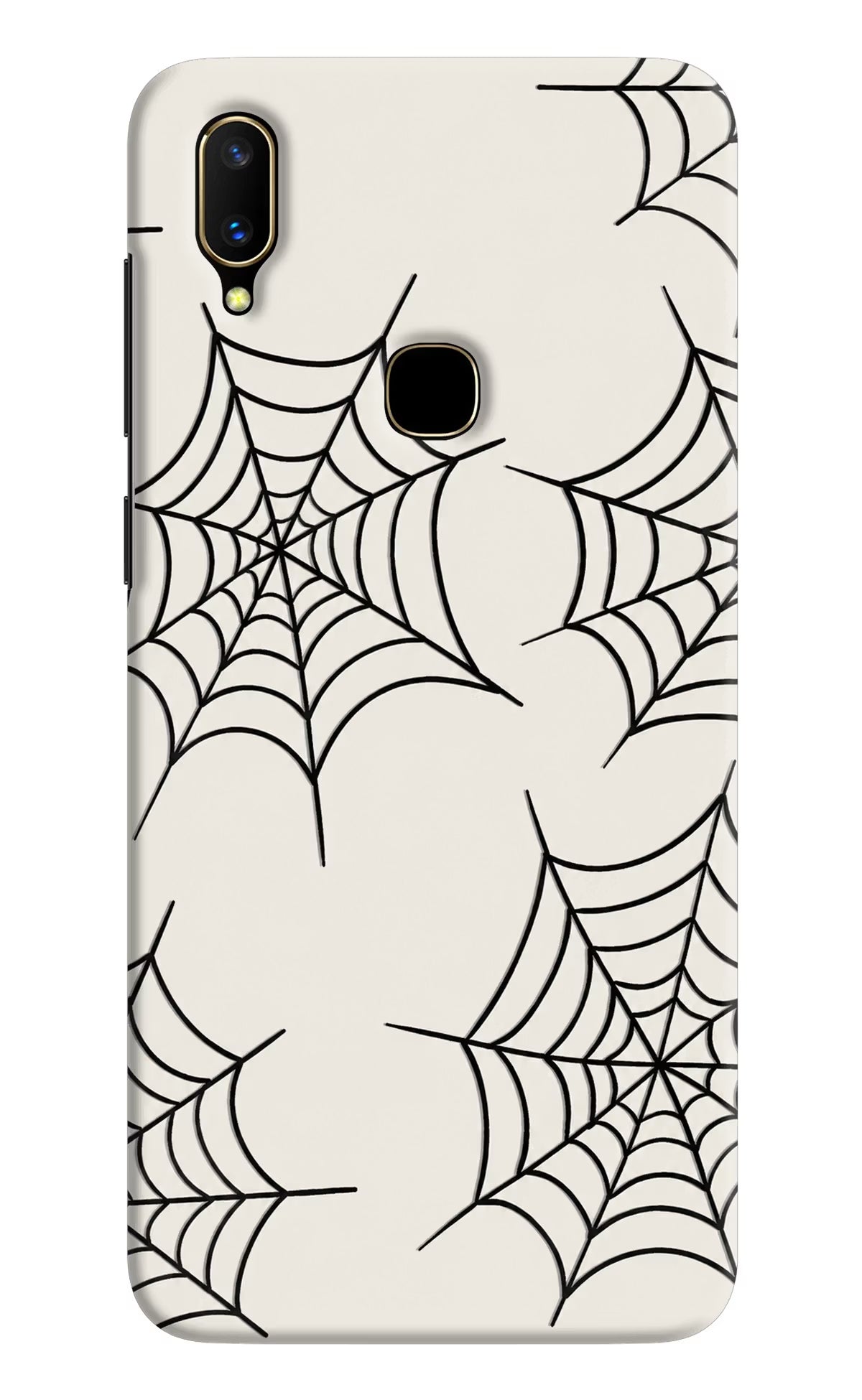 Spider Web Vivo V11 Hard Case Back Cover by Casekaro