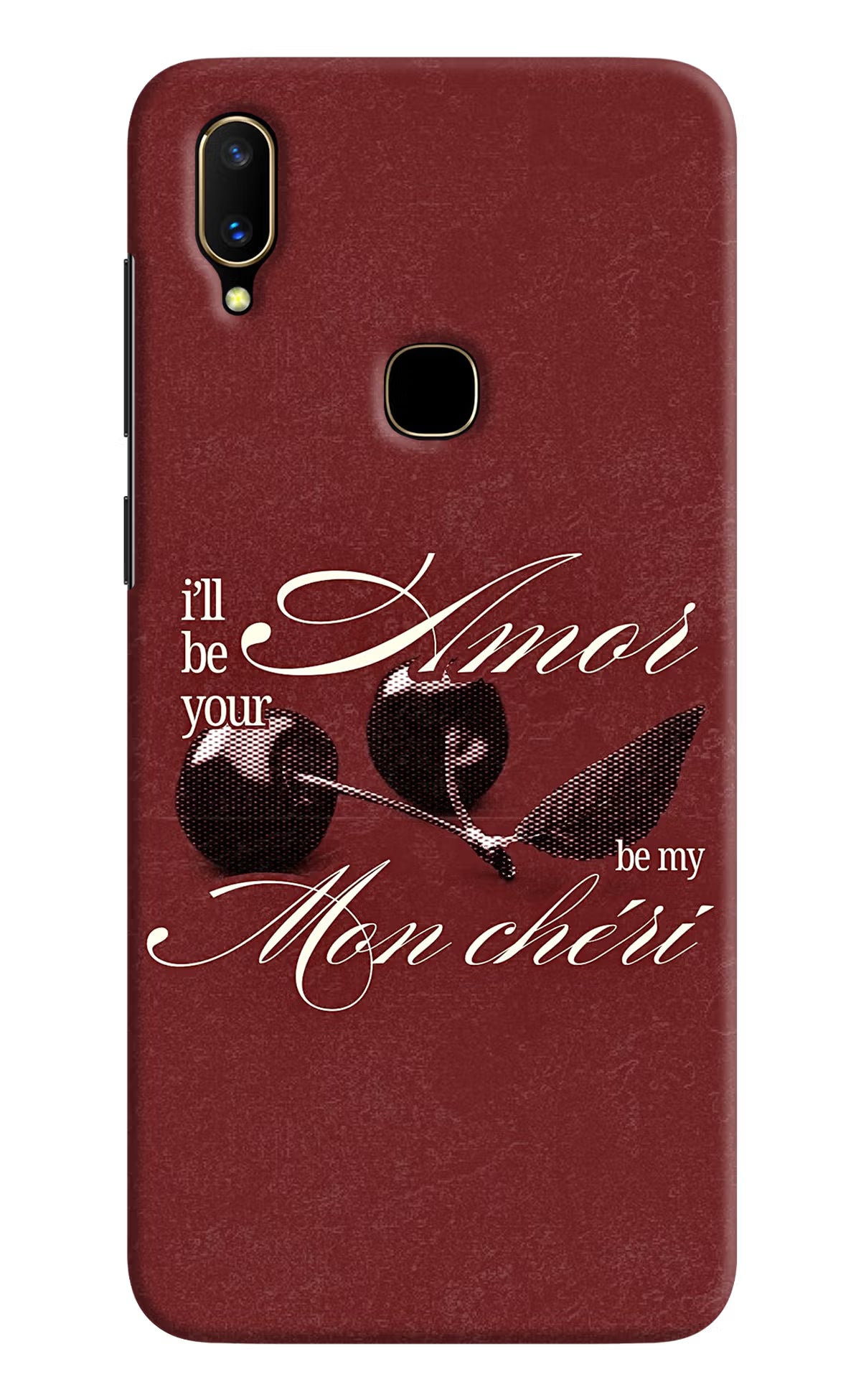 Velvet Cherry Vivo V11 Back Cover