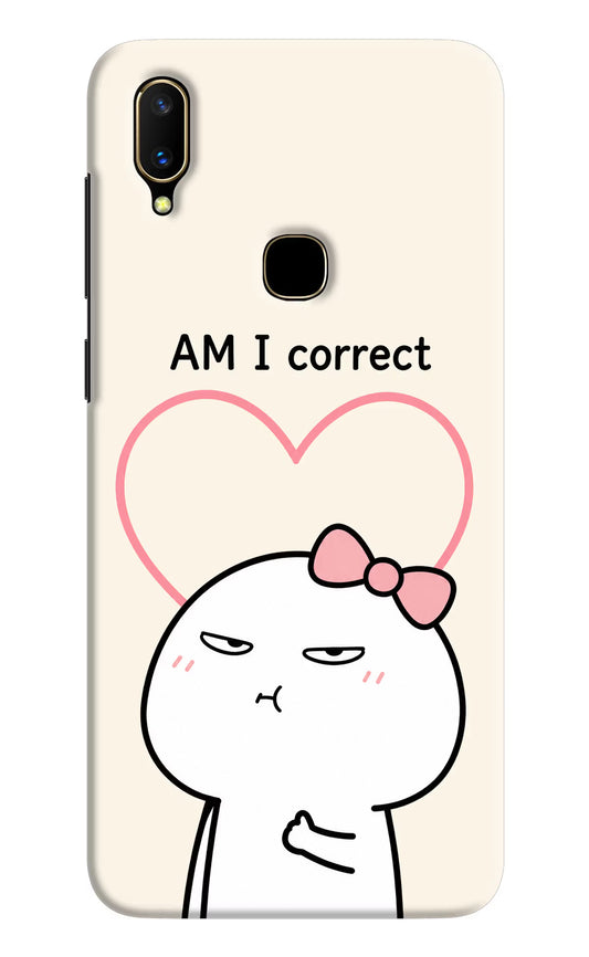 Always Right Vivo V11 Hard Case Back Cover by Casekaro