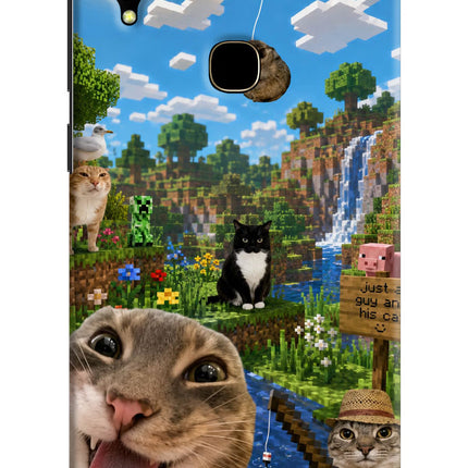 Minecraft Cat Chaos Vivo V11 Hard Case Back Cover by Casekaro