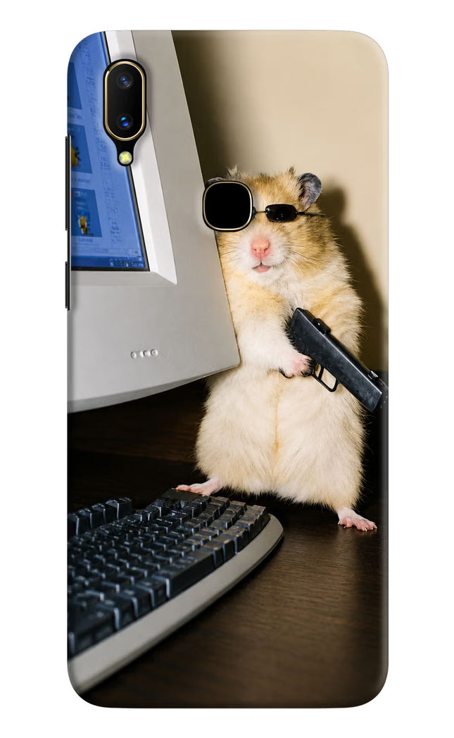 Hacker Hamster Vivo V11 Hard Case Back Cover by Casekaro