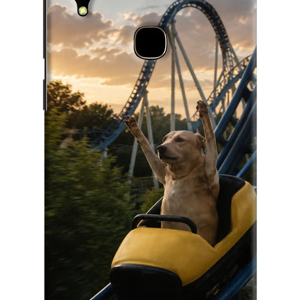 Rollercoaster Dog Vivo V11 Hard Case Back Cover by Casekaro