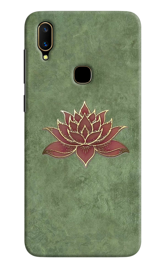 Lotus Grace Vivo V11 Hard Case Back Cover by Casekaro