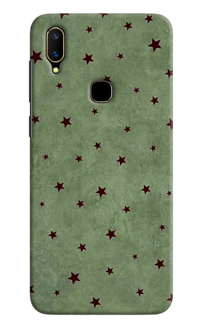 Green Stars Vivo V11 Hard Case Back Cover by Casekaro