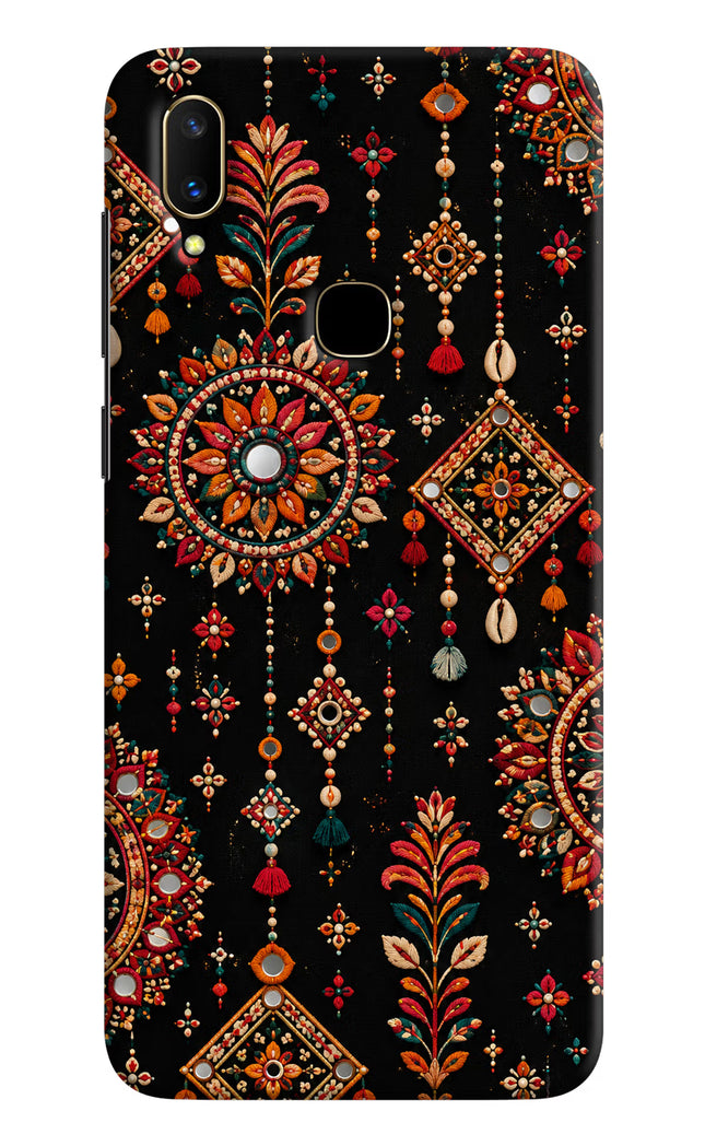 Boho Noir Vivo V11 Hard Case Back Cover by Casekaro