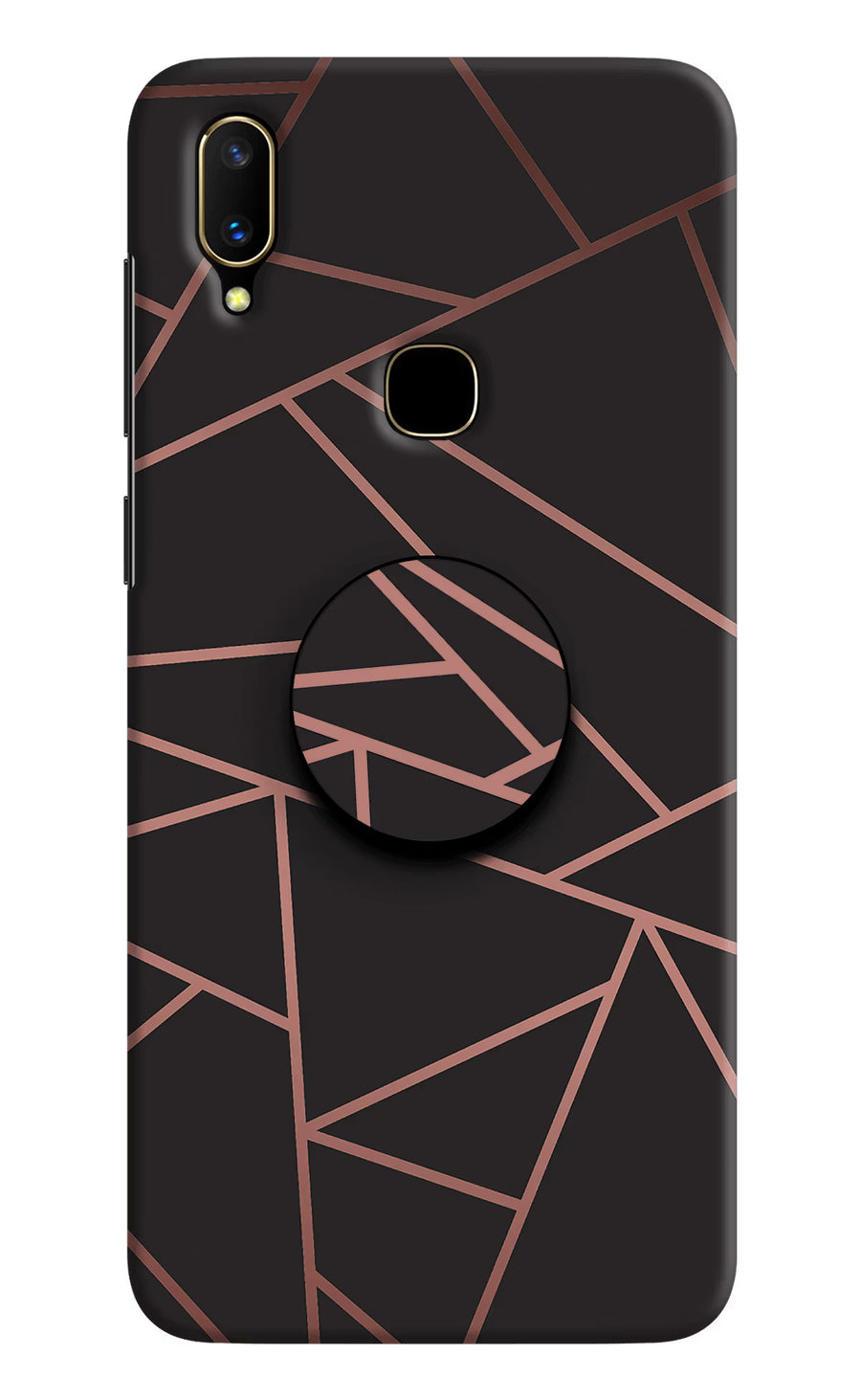 Geometric Pattern Vivo V11 Pop Case, Hard case