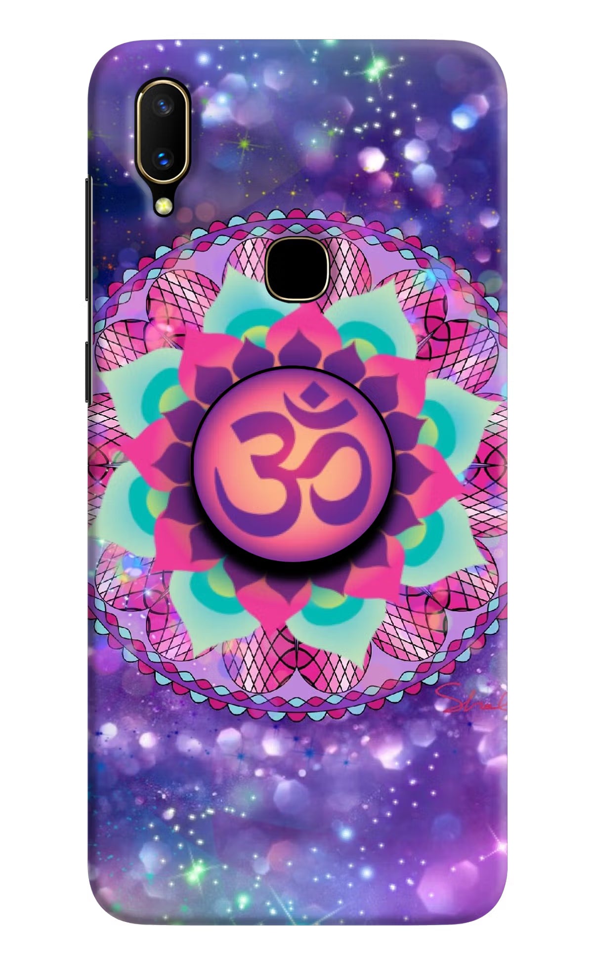 Om Purple Vivo V11 Pop Case by Casekaro