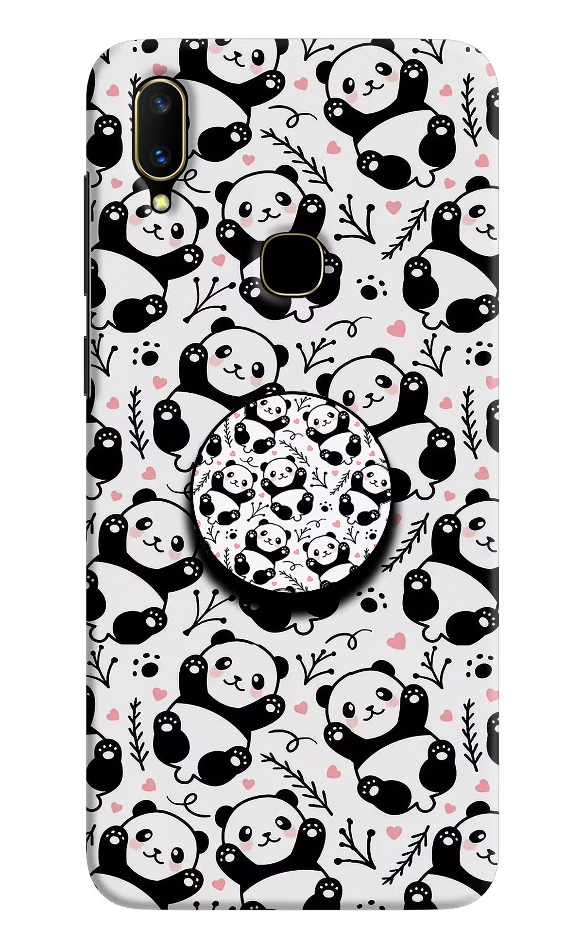 Cute Panda Vivo V11 Pop Case by Casekaro