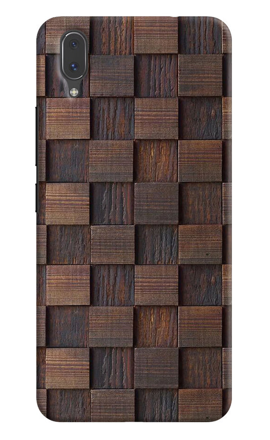Wooden Cube Design Vivo X21 Hard Case Back Cover by Casekaro