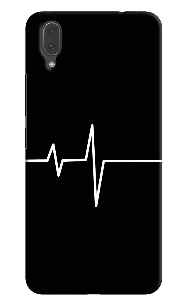 Heart Beats Vivo X21 Hard Case Back Cover by Casekaro