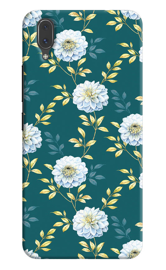 Flowers Vivo X21 Hard Case Back Cover by Casekaro