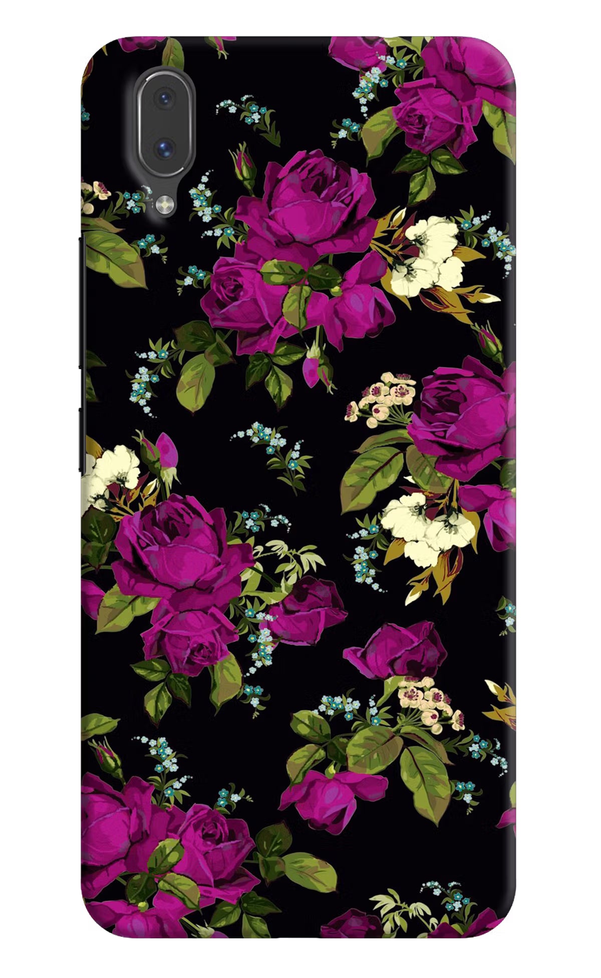 Flowers Vivo X21 Hard Case Back Cover by Casekaro