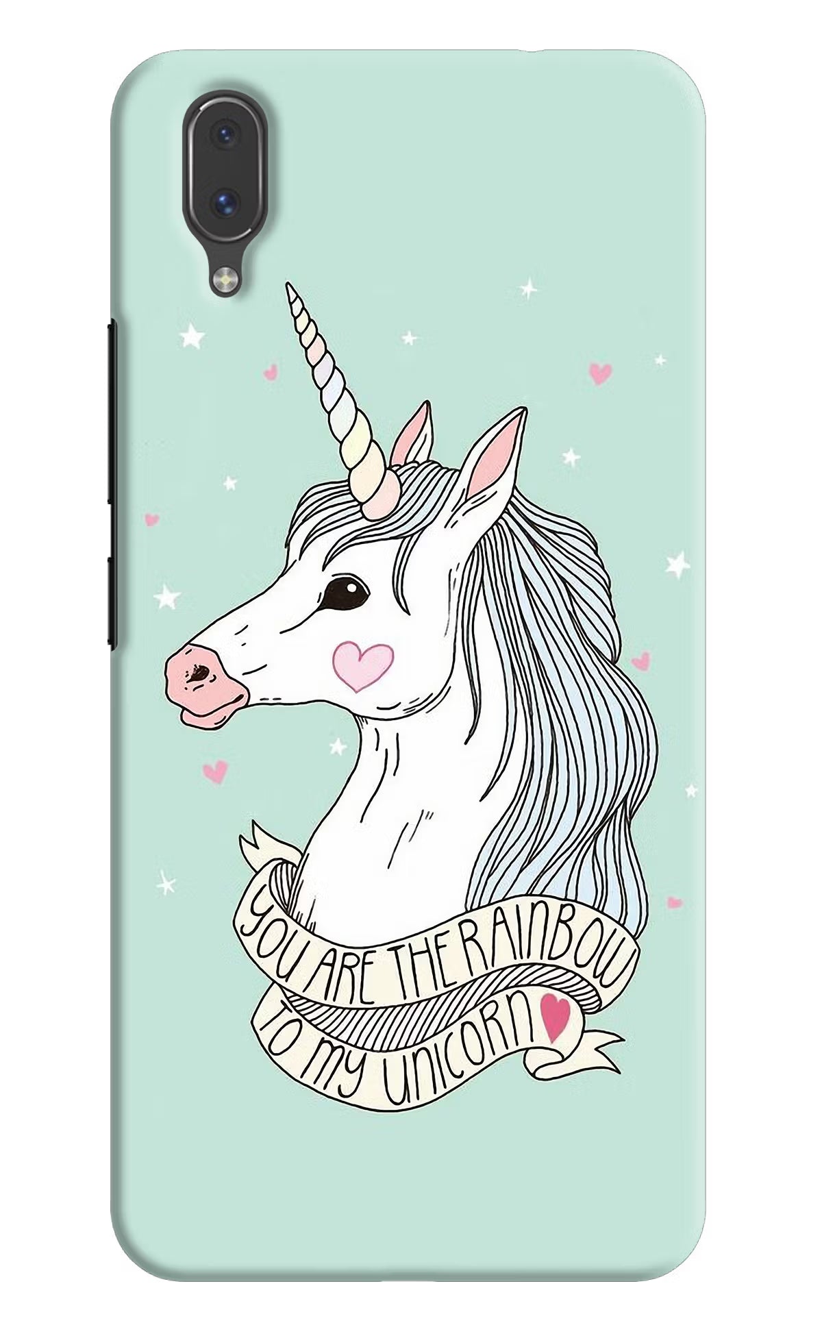 Unicorn Wallpaper Vivo X21 Hard Case Back Cover by Casekaro