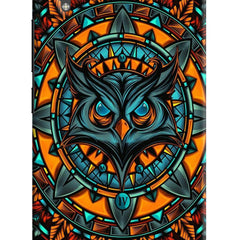 Angry Owl Art Vivo X21 Hard Case Back Cover by Casekaro