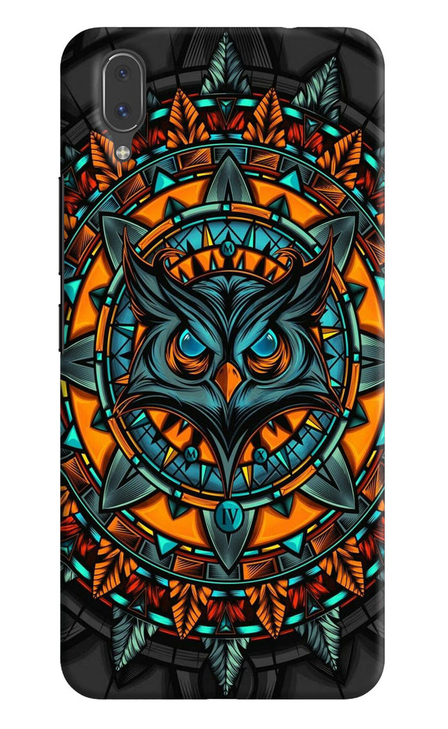 Angry Owl Art Vivo X21 Hard Case Back Cover by Casekaro