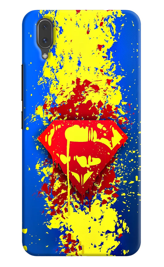 Superman logo Vivo X21 Hard Case Back Cover by Casekaro