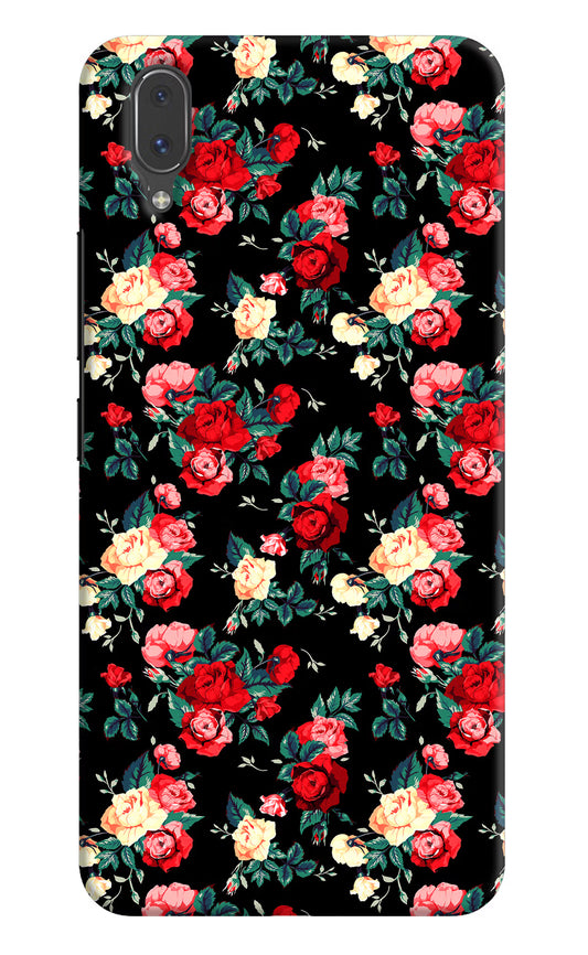 Rose Pattern Vivo X21 Hard Case Back Cover by Casekaro