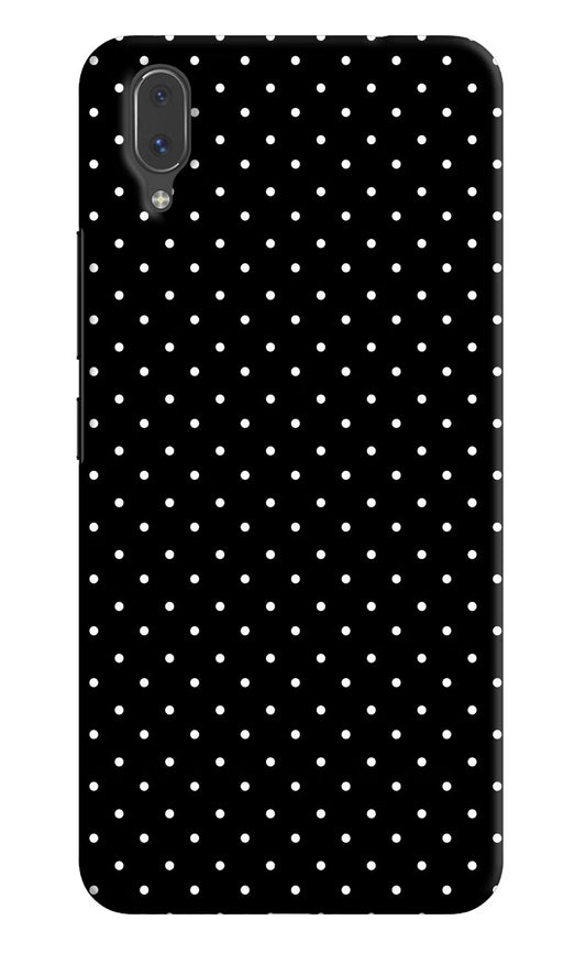 White Dots Vivo X21 Hard Case Back Cover by Casekaro