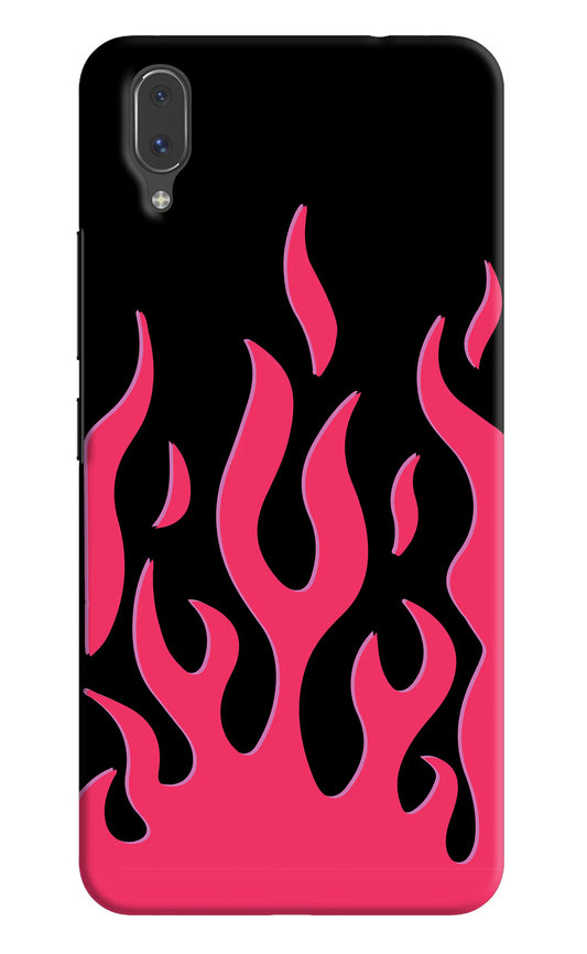 Fire Flames Vivo X21 Hard Case Back Cover by Casekaro