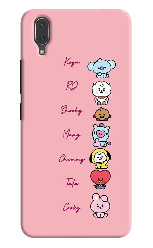 BTS names Vivo X21 Hard Case Back Cover by Casekaro