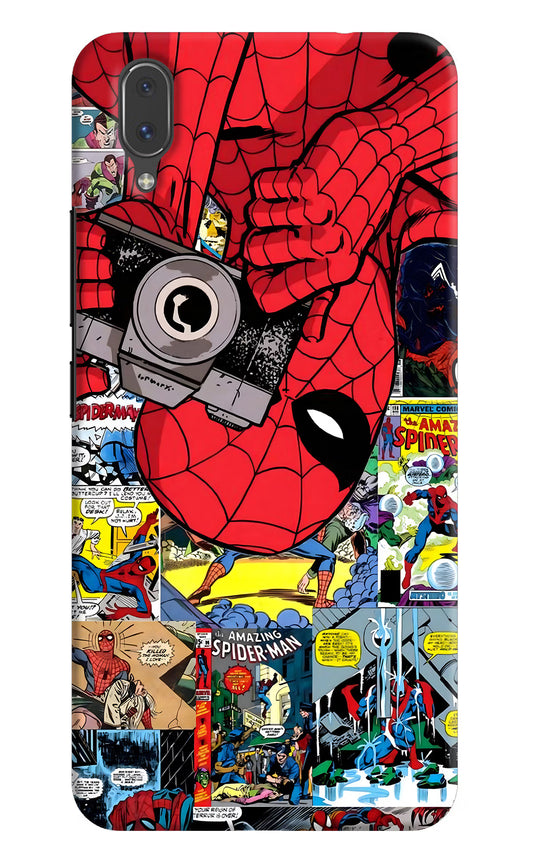 Spider Man Vivo X21 Hard Case Back Cover by Casekaro