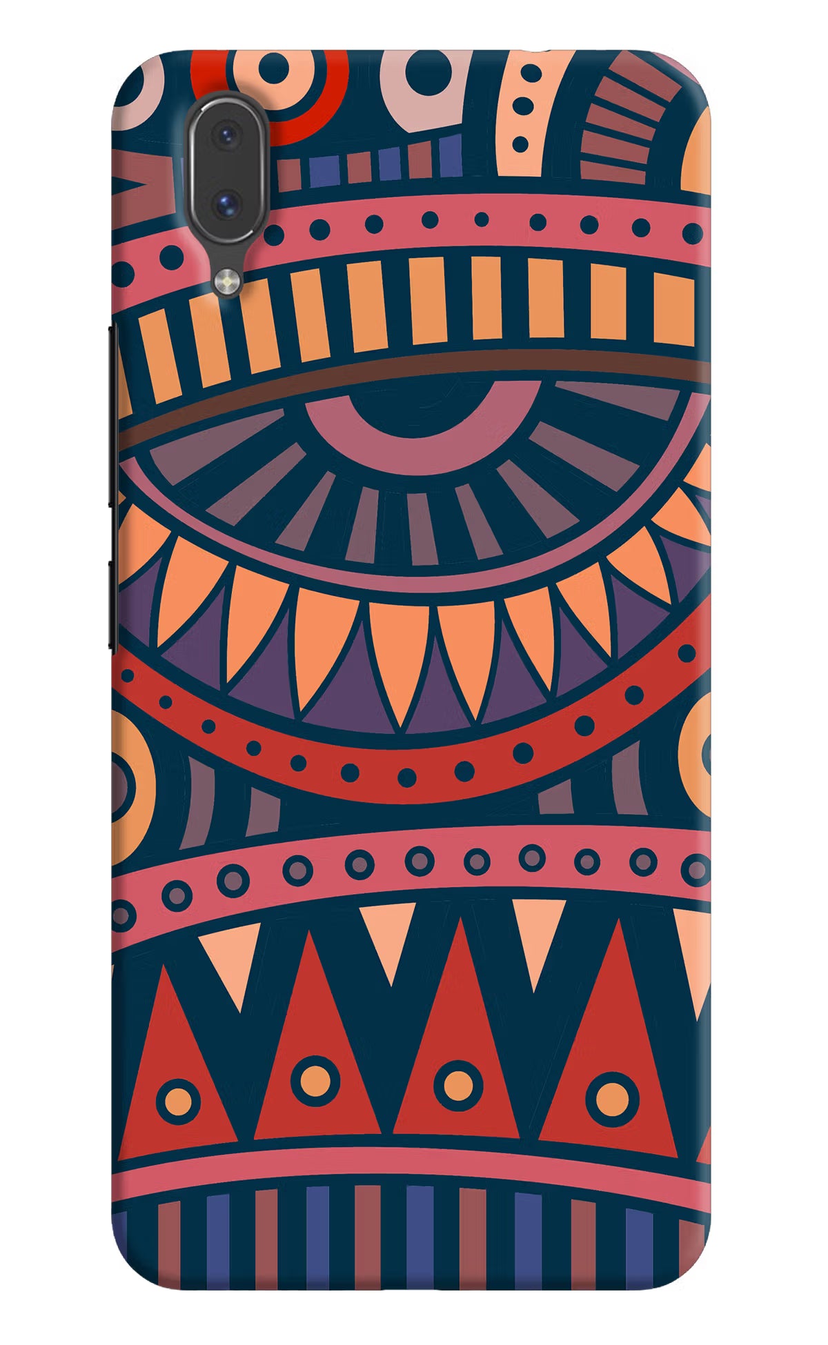 African Culture Design Vivo X21 Hard Case Back Cover by Casekaro