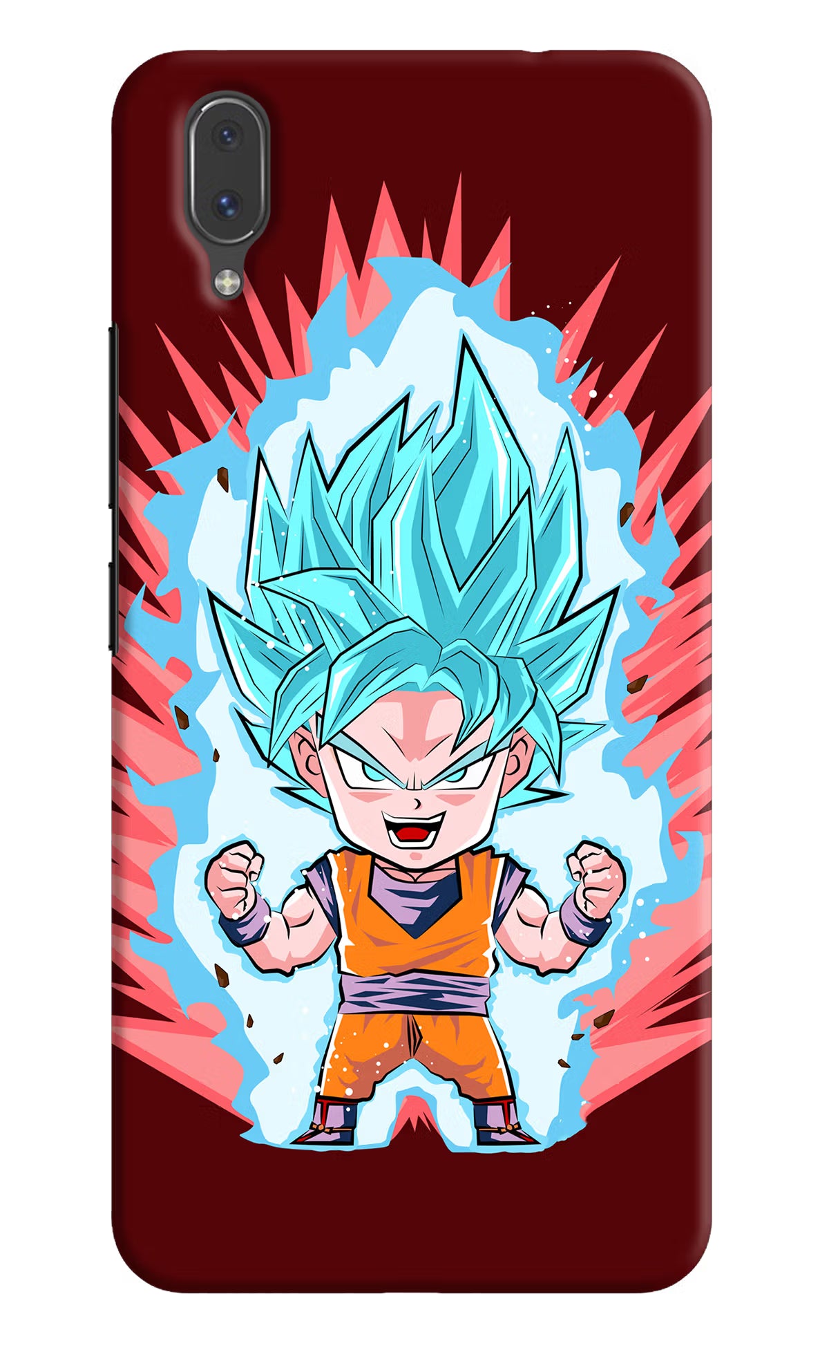 Goku Little Vivo X21 Hard Case Back Cover by Casekaro