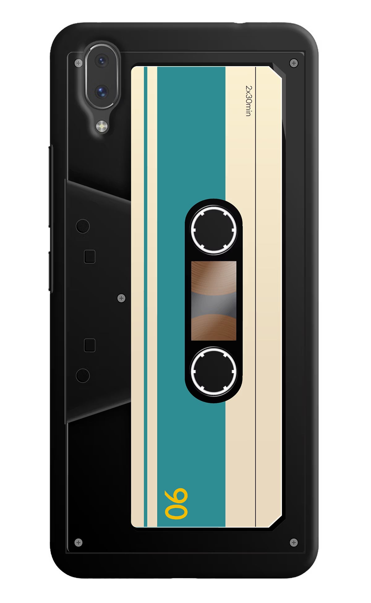 Cassette Vivo X21 Hard Case Back Cover by Casekaro