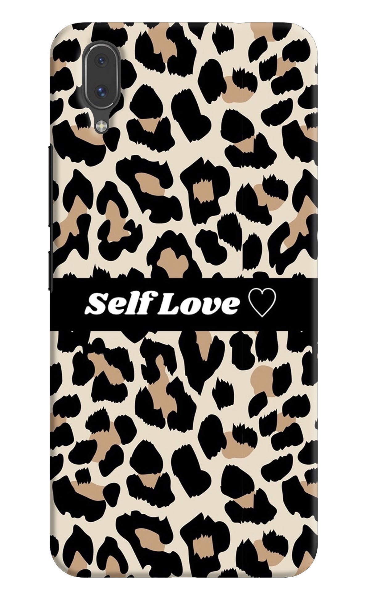 Leopard Print Self Love Vivo X21 Back Cover