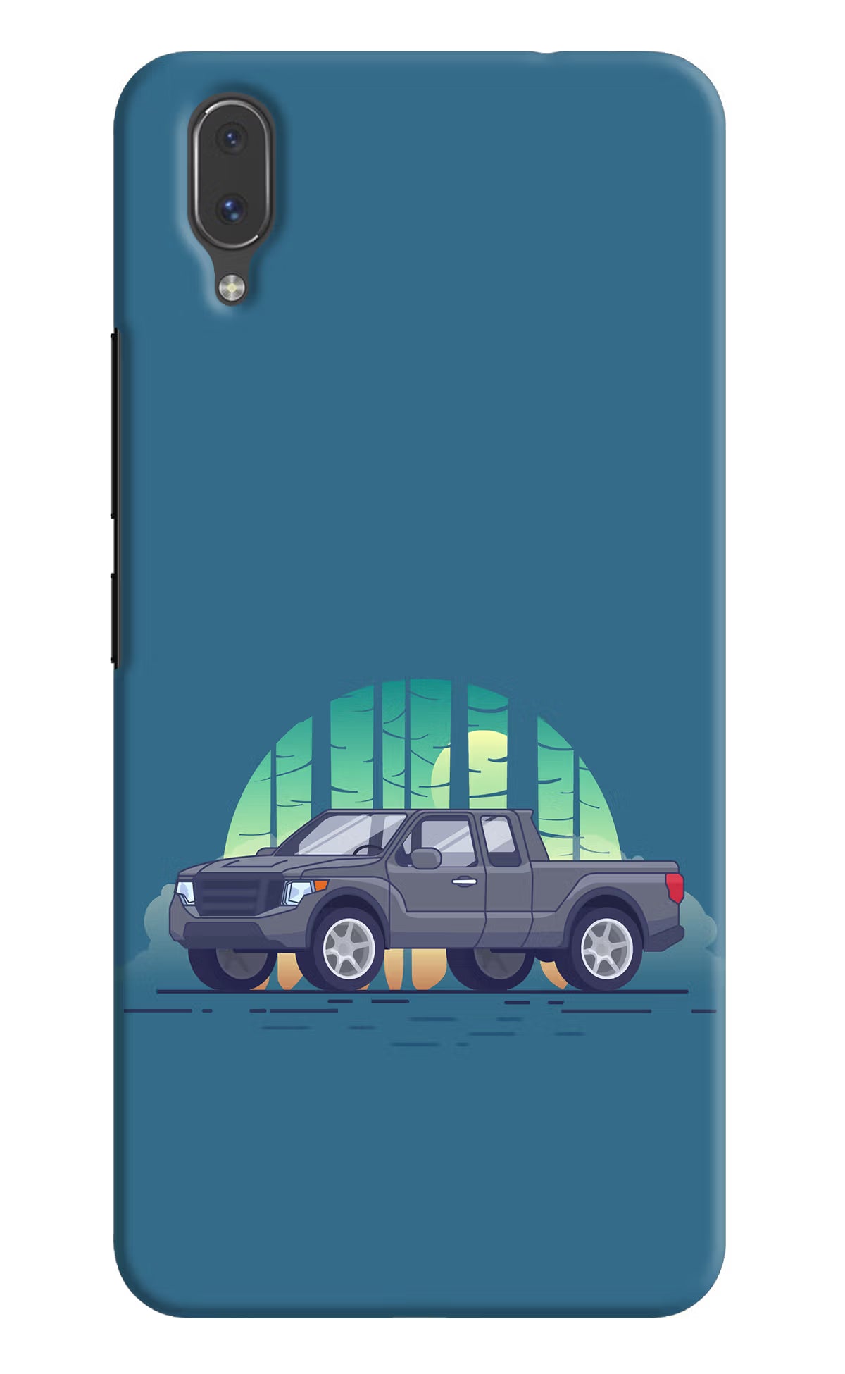 Retro Garage Vibe Vivo X21 Hard Case Back Cover by Casekaro