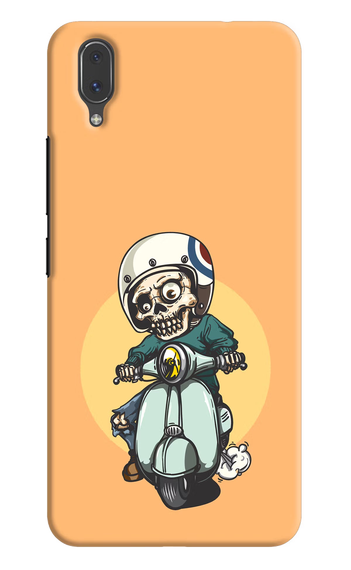 Undead Biker Vivo X21 Hard Case Back Cover by Casekaro