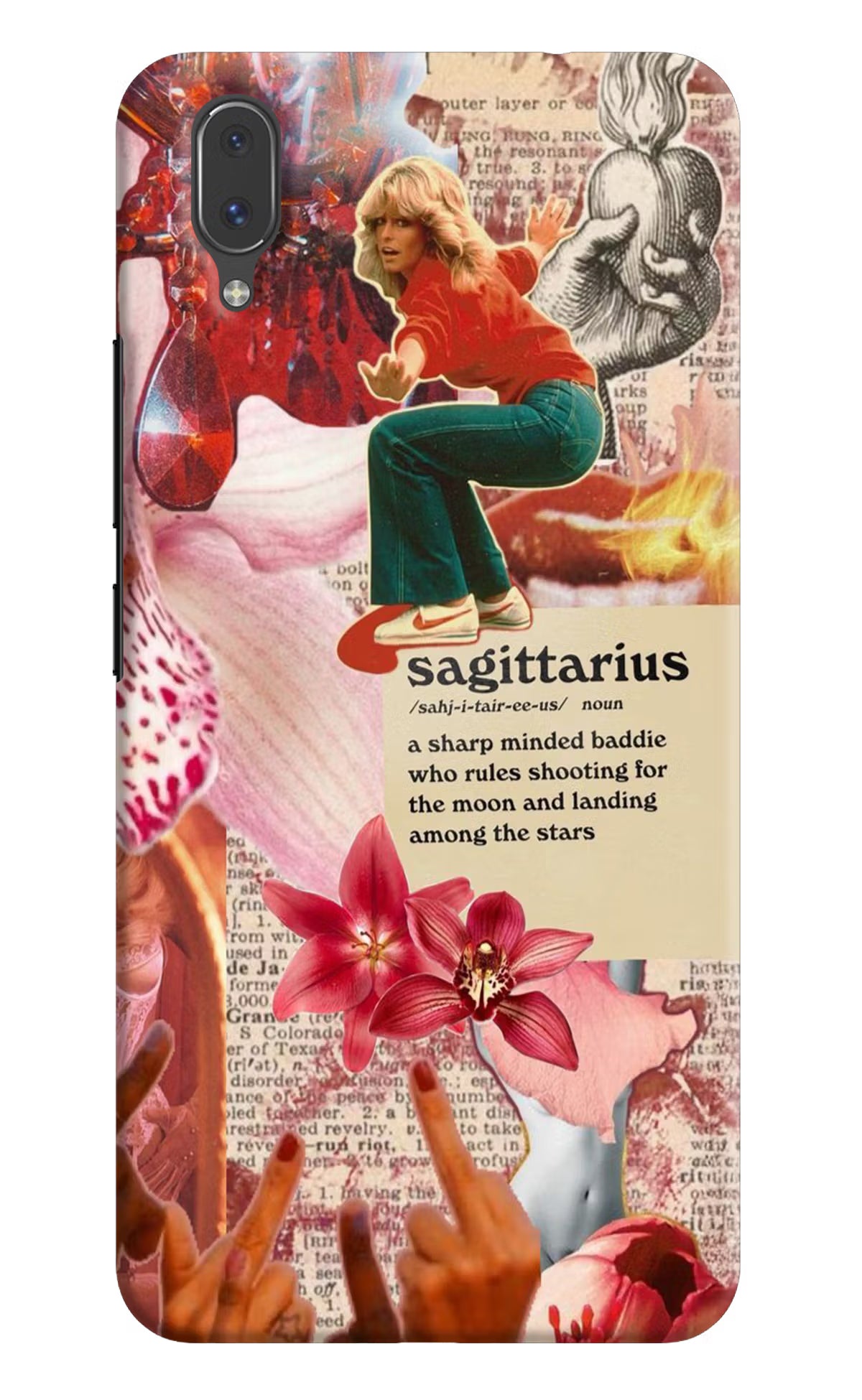 Sagittarius Zodiac Vivo X21 Hard Case Back Cover by Casekaro