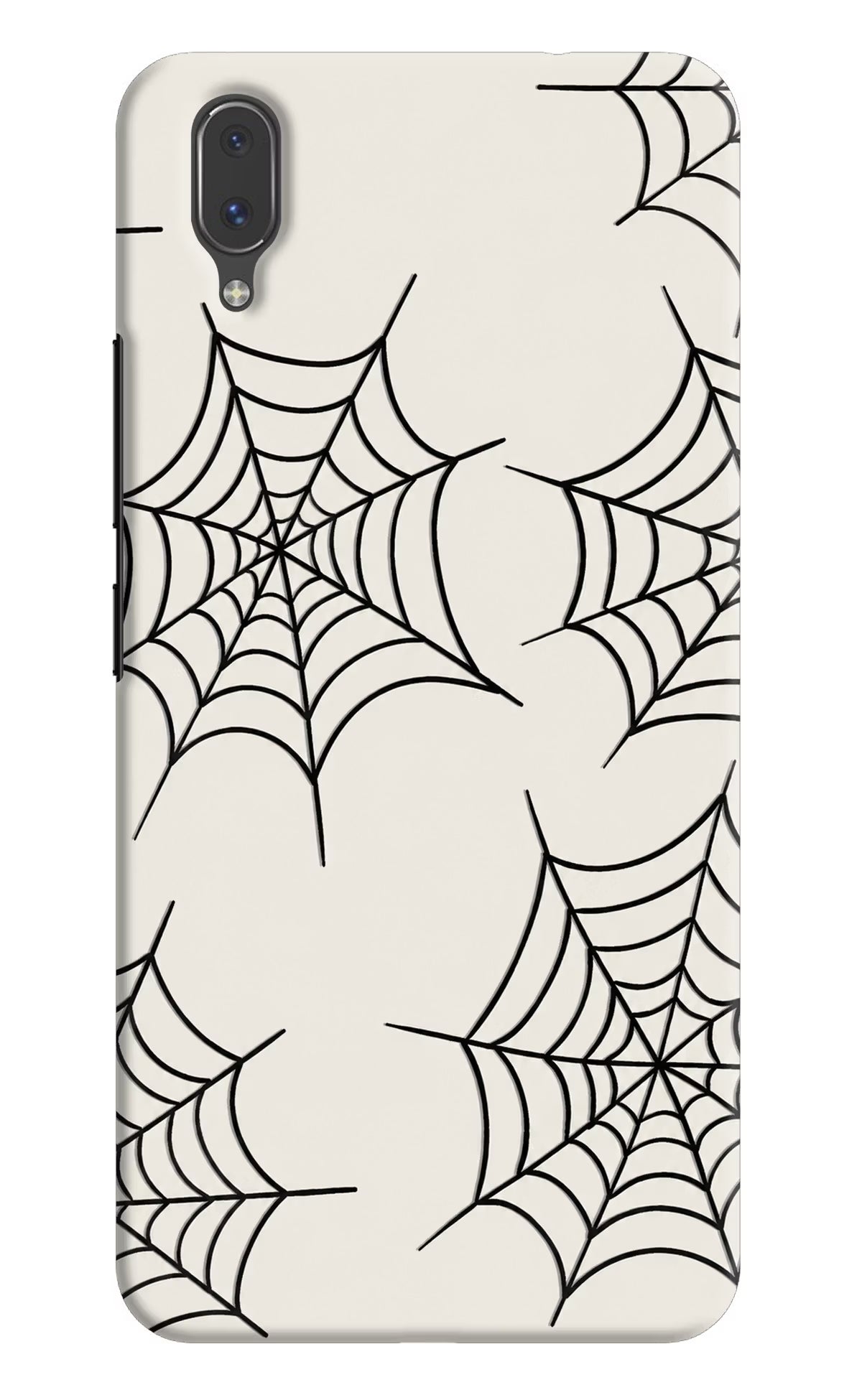 Spider Web Vivo X21 Hard Case Back Cover by Casekaro