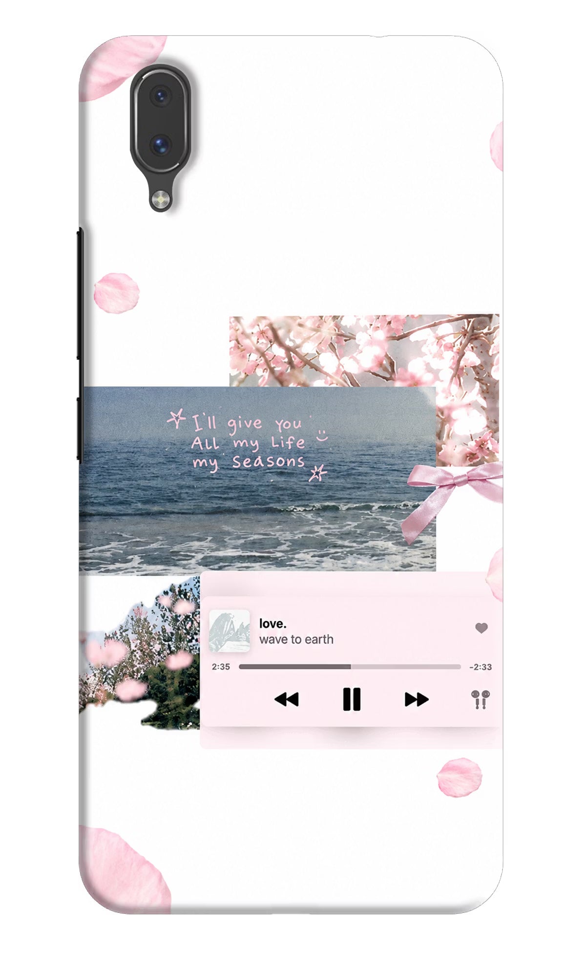 Wave to earth Vivo X21 Back Cover