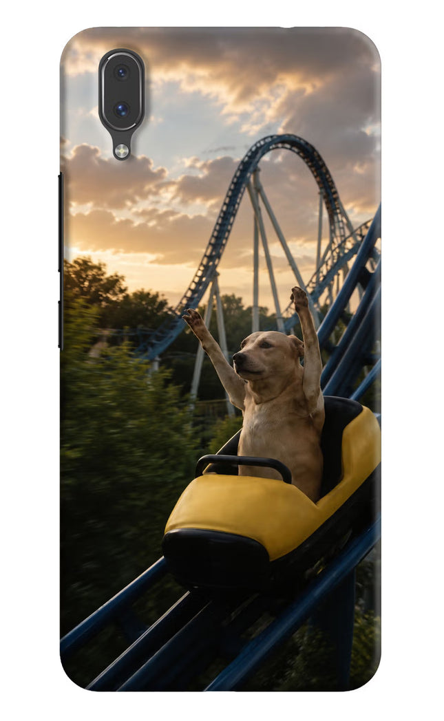 Rollercoaster Dog Vivo X21 Hard Case Back Cover by Casekaro