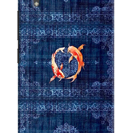 Koi Blue Vivo X21 Hard Case Back Cover by Casekaro
