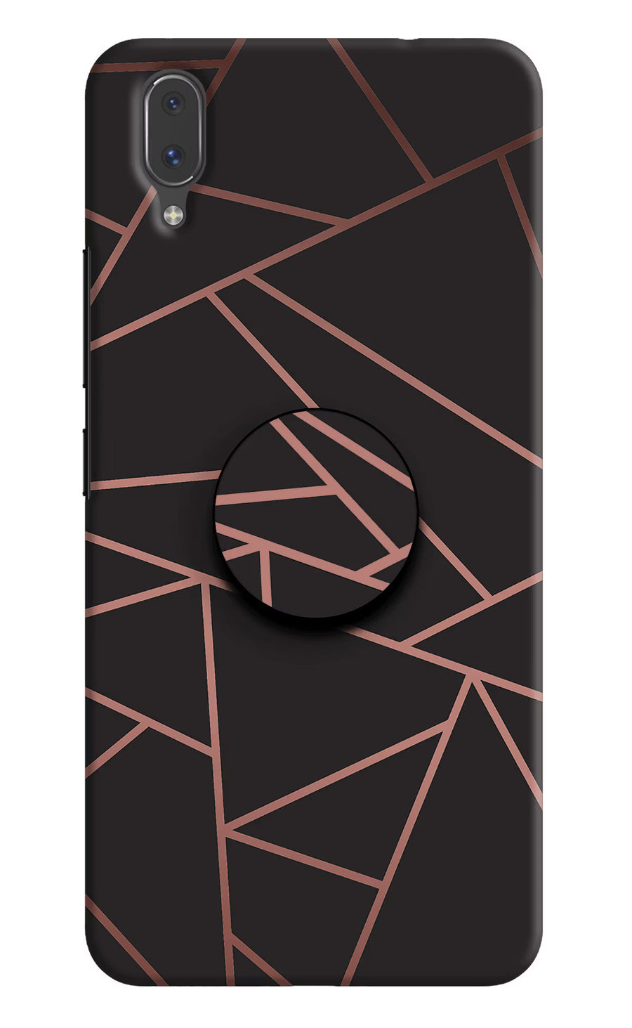 Geometric Pattern Vivo X21 Pop Case, Hard case