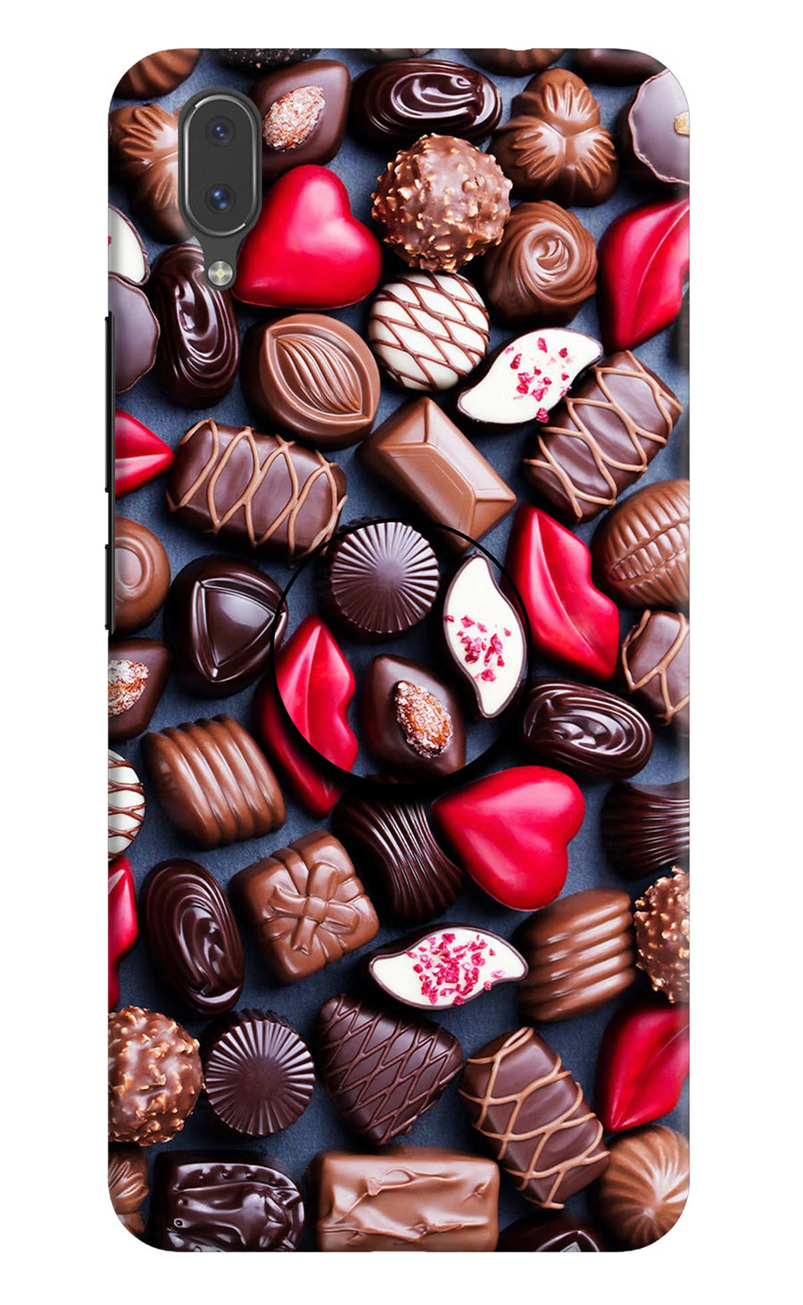 Chocolates Vivo X21 Pop Case, Hard case