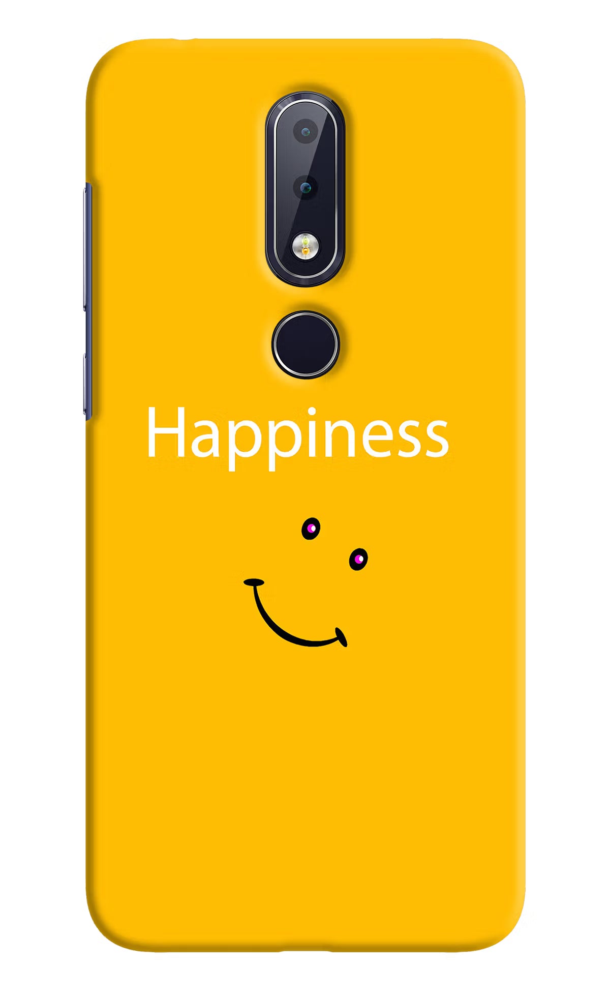 Happiness With Smiley Nokia 6.1 plus Hard Case Back Cover by Casekaro