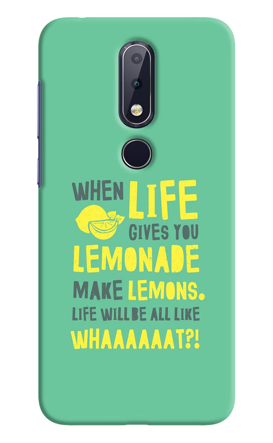 Quote Nokia 6.1 plus Back Cover, Hard case