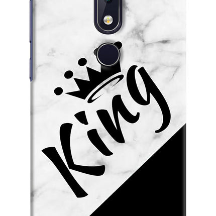 King Nokia 6.1 plus Hard Case Back Cover by Casekaro