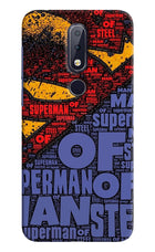 Superman Nokia 6.1 plus Hard Case Back Cover by Casekaro