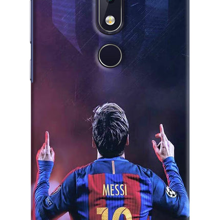 Messi Nokia 6.1 plus Hard Case Back Cover by Casekaro