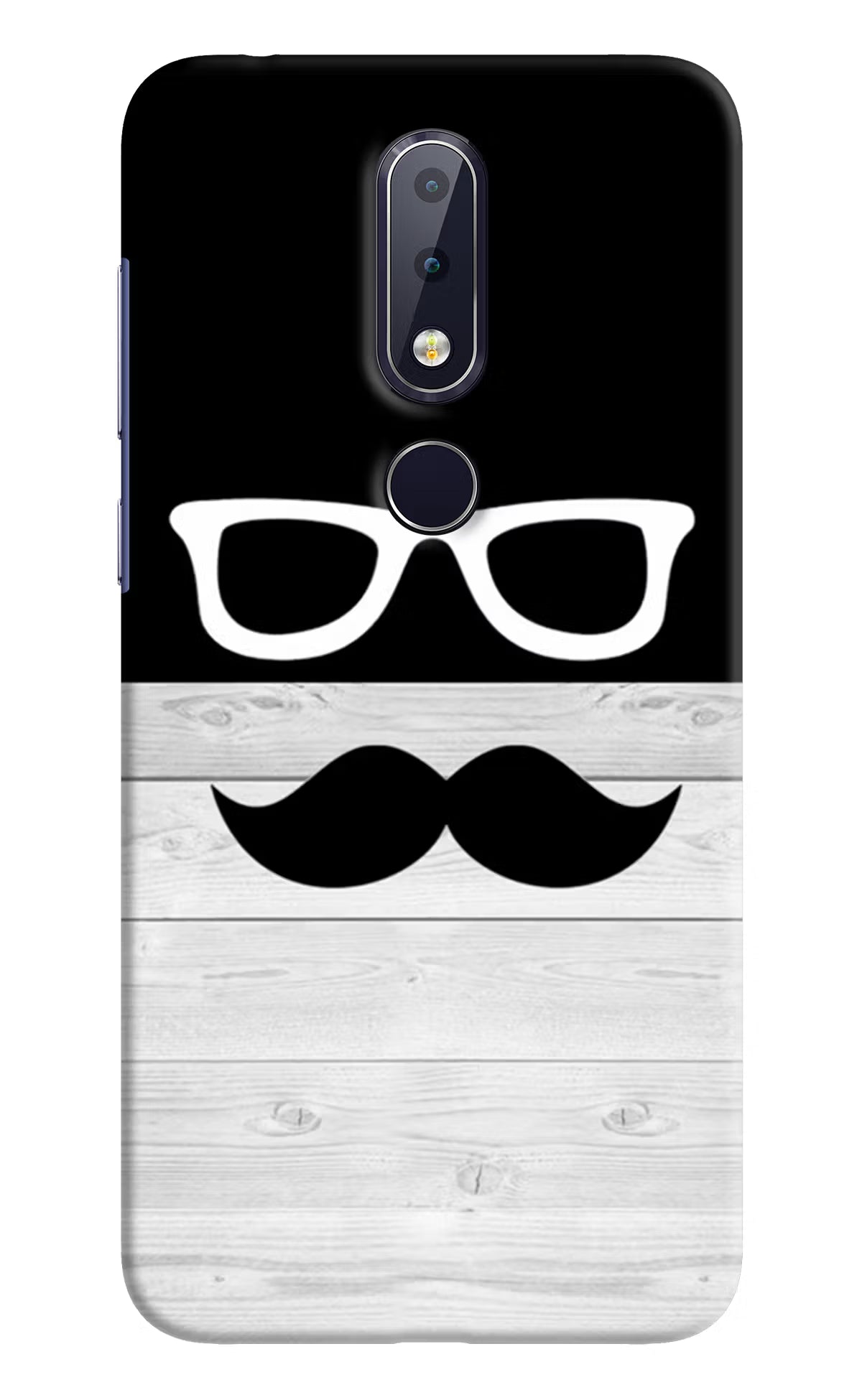 Mustache Nokia 6.1 plus Hard Case Back Cover by Casekaro