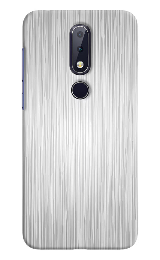 Wooden Grey Texture Nokia 6.1 plus Hard Case Back Cover by Casekaro