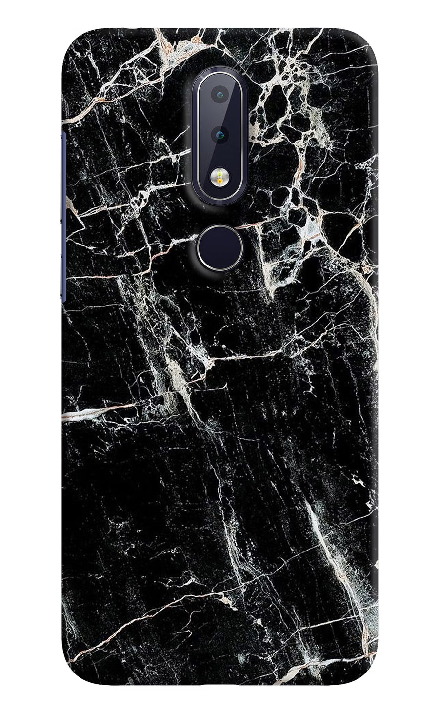 Black Marble Texture Nokia 6.1 plus Back Cover, Hard case