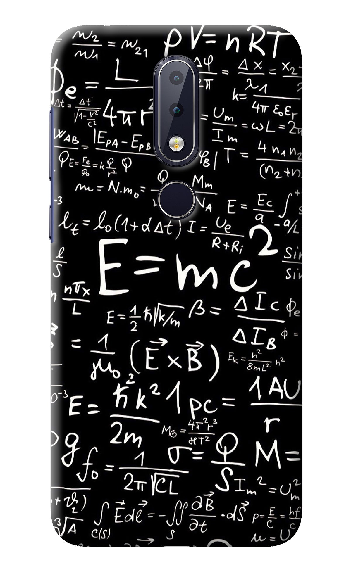 Physics Albert Einstein Formula Nokia 6.1 plus Back Cover