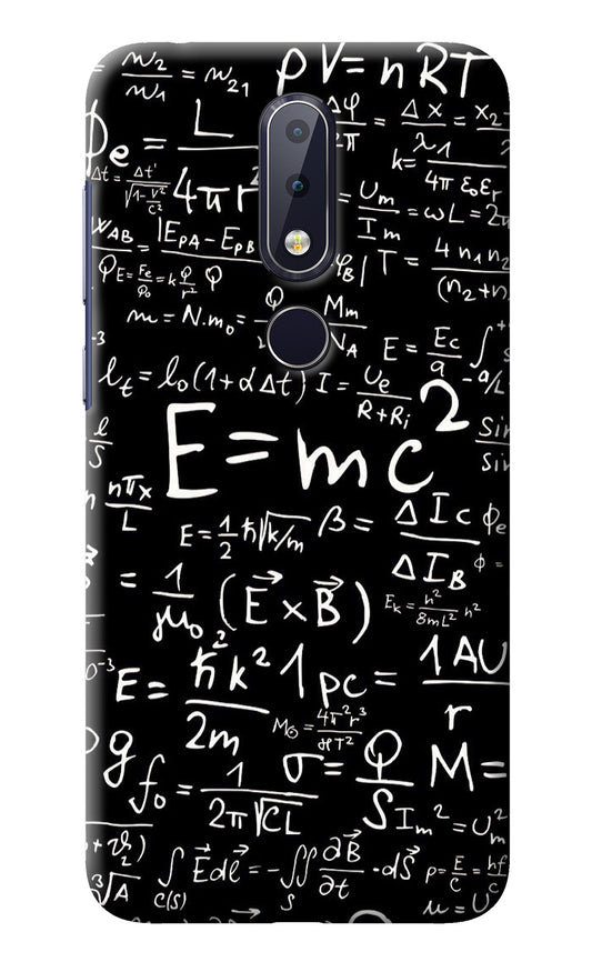 Physics Albert Einstein Formula Nokia 6.1 plus Back Cover